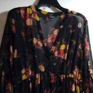 Floral, Babydoll tunic.